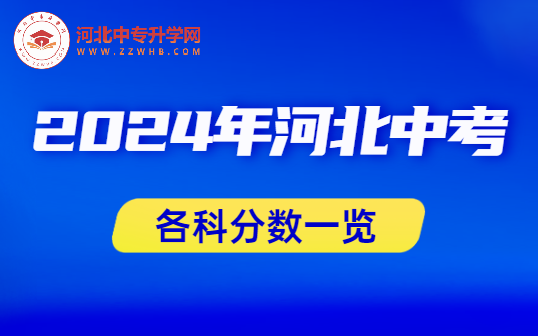 2024年河北中考各科分数，提前了解！