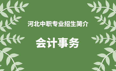 河北中职会计事务专业招生情况（2024年更新版）