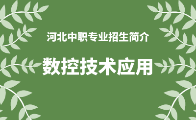 河北中职数控技术应用专业招生情况（2024年更新版）