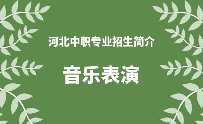 河北中职音乐表演专业招生情况（2024年更新版）