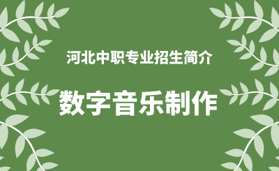 河北中职数字音乐制作专业招生情况（2024年更新版）